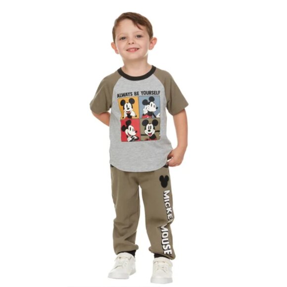 NEW Disney Mikey Mouse Boys 3 piece set Size 6 - Picture 2 of 3